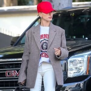 Hailey Bieber 90’s Cornell University Sweatshirt